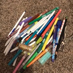 Coloring supplies